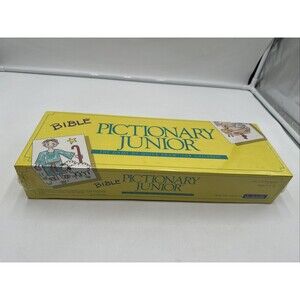 Bible Pictionary Junior Kids Ages 7-11 1989 Christian Drawing Game New Sealed